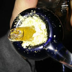 Blunt Roach In A Glass Pipe