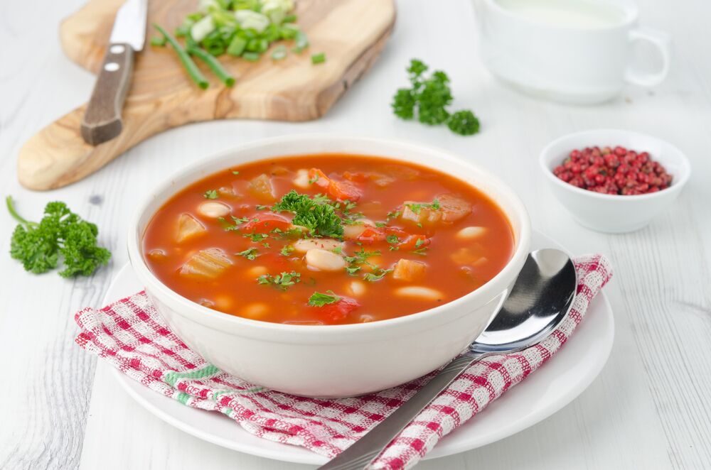 cannabis-infused roasted tomato soup