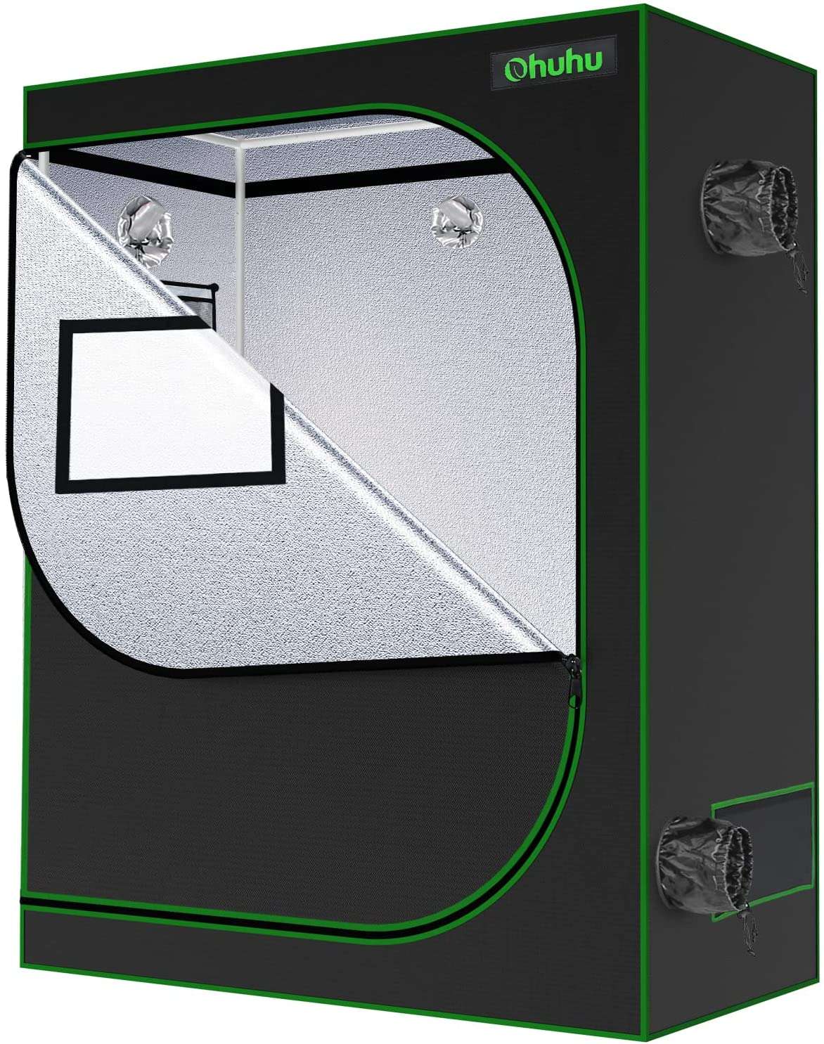 Ohuhu 48″ x 24″ x 60″ Mylar Hydroponic Grow Tent